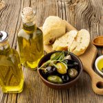 Olive, sesame and sunflower oils